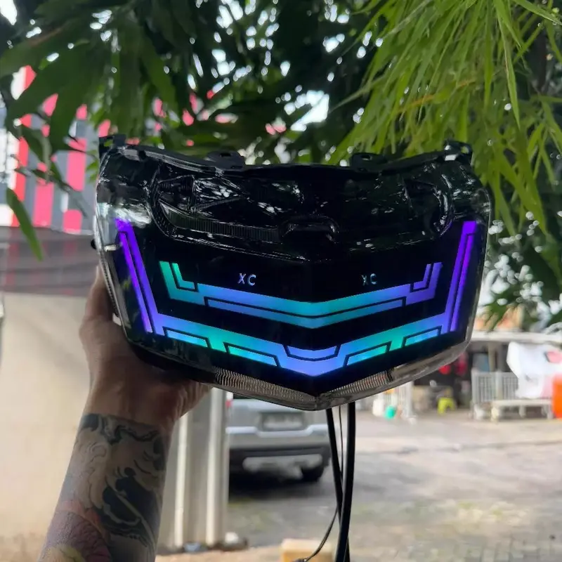 Lampu Stop Nmax  Old Lazy Rgb+App Stoplamp Nmax 2015-2019 Old Lazy Rgb Plus App Lampu Belakang Nmax Lama Lazy 2