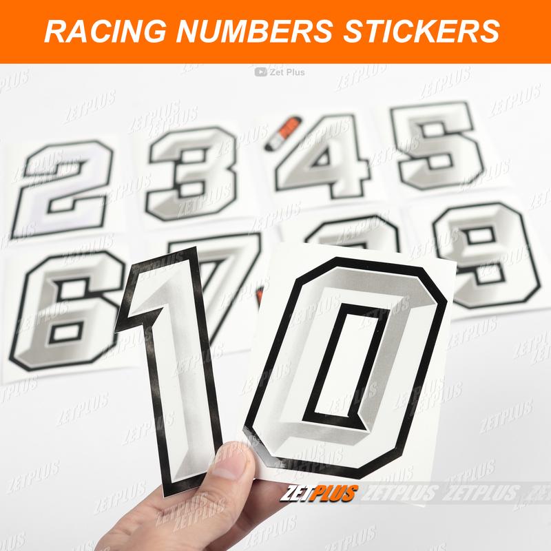 STIKER ANGKA RACING /sticker 1 2 3 4 5 6 7 8 9 0/motor cross - Shop ...