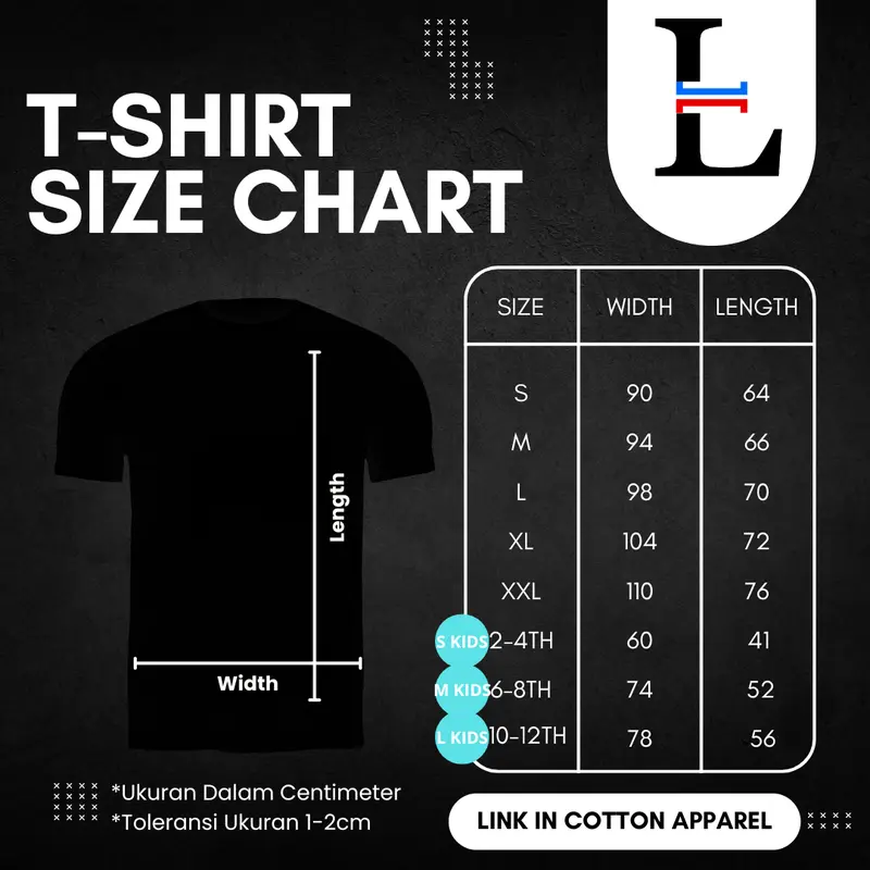 LINK IN COTTON - Tshirt Tidy Duck 100% Cotton Nyaman dan Tebal 7