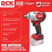 Gambar DCK Cordless Brushless Impact Wrench 698Nm Torsi KDPB 698 / Mesin Pembuka Baut 1/2 Inch Baterai Torsi 698 Nm KDPB698 / Mesin Impact Wrench 1/2" - UNIT ONLY dari DCK Power Tools Indonesia Kota Administrasi Jakarta Barat 3 Tokopedia