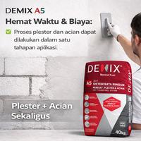 Gambar DEMIX A5 3 IN 1 SISTEM BATA RINGAN PEREKAT BATA RINGAN PLESTER ACIAN DINDING TEMBOK 40 KG dari Tirta Bangunan Kota Depok 2 Tokopedia