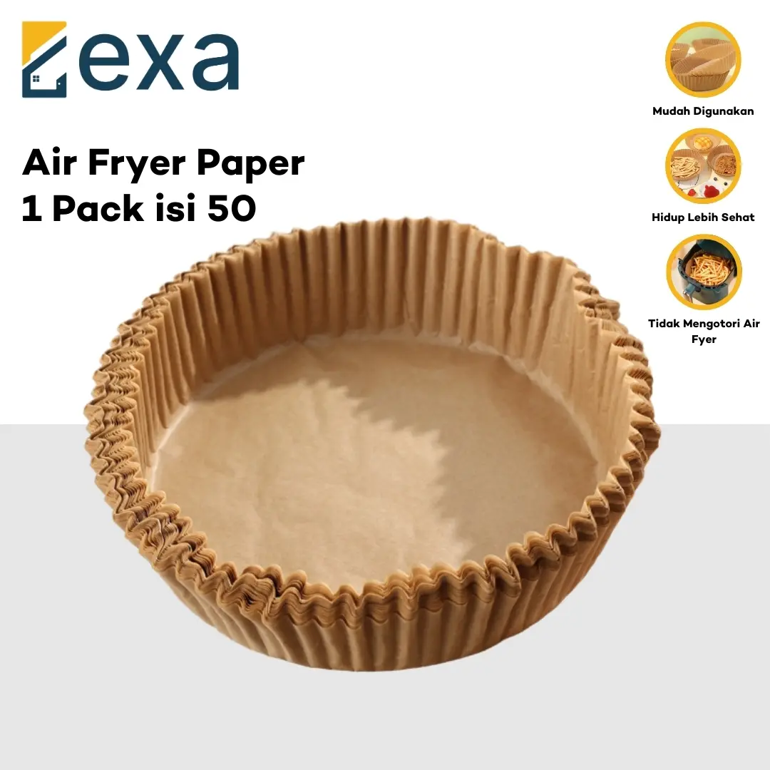 Alas Wadah Air Fryer Paper Kertas Baking Tahan Panas Anti Lengket