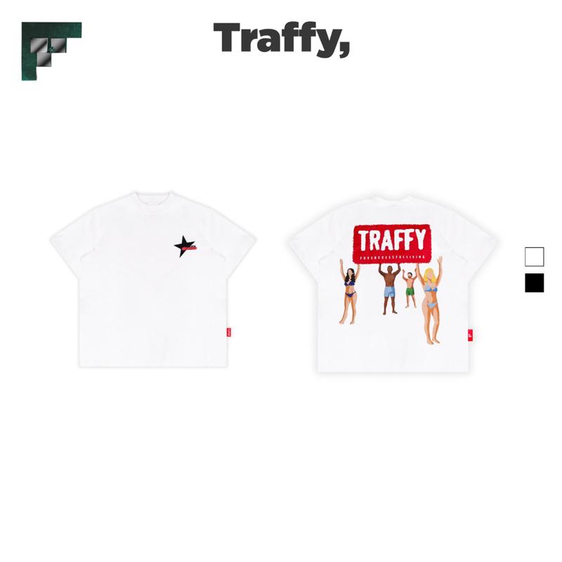  Áo Thun Tay Ngắn TRAFFY GTA 5 Stargirl  Starboy - Form Regular Cotton 2 Chiều Unisex 