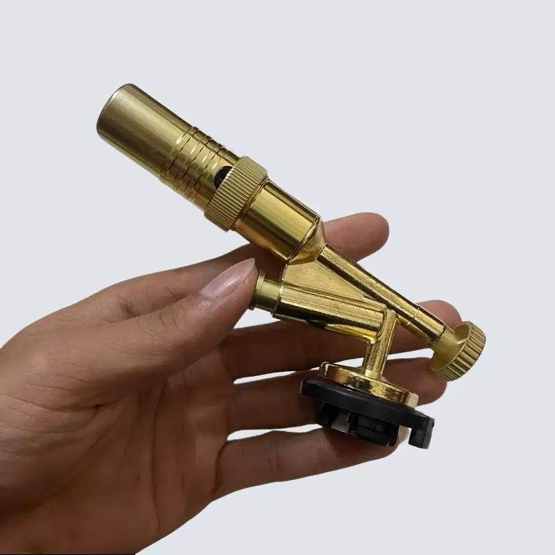  Đầu KHÒ GA MINI ĐÈN KHÒ GAS cao cấp lõi đồng ống dài cho ngọn lửa xanh 