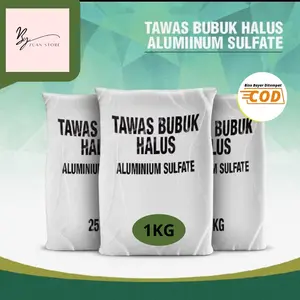 Tawas Bubuk Ketiak 1kg - Deodoran Alami Mengatasi Bau Ketiak dan Menjernihkan Air Deodorant Memutihkan yang asli mentah untuk sumur