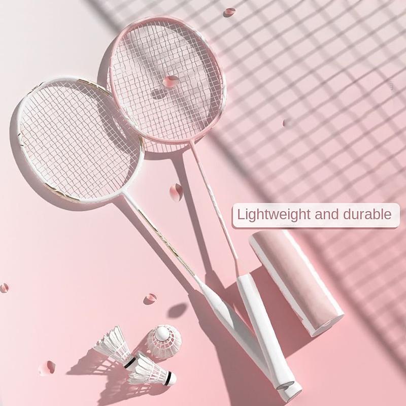  Vợt Cầu Lông Có Tay Cầm Mềm Túi Đựng Thiết Bị Thể Thao Nhẹ Bộ Cầu Lông Với 3 Quả Cầu Bộ Vợt Đôi Cho Cặp Đôi 