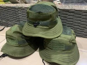 TOPI RIMBA ARMY HATS BUCKET HIJAU VARIASI LASER COD
