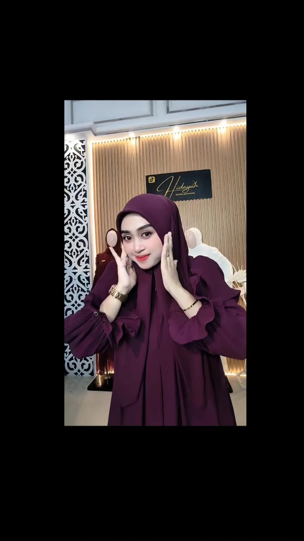NADIRRA EKLUSIF LENGAN PLISKIT  SUPER MEWAH . BUSUI ,  GAMIS MEWAH SET HIJAB