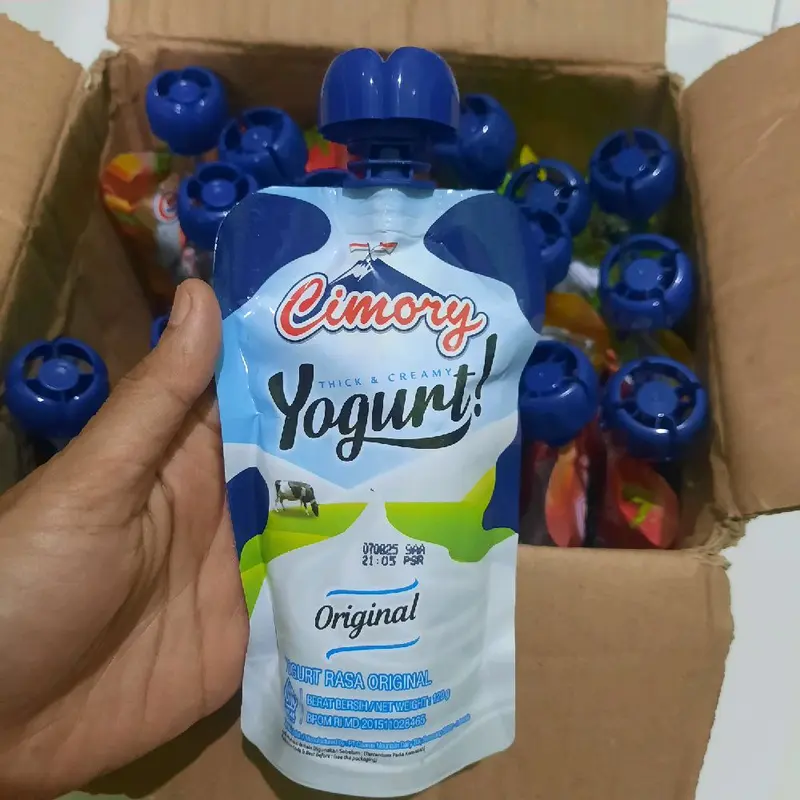 Cimory Yogurt Squeeze 120 gram Thick & Creamy (1PCS) Yoghurt Milk Blueberry Sugar Mangga Drink 0