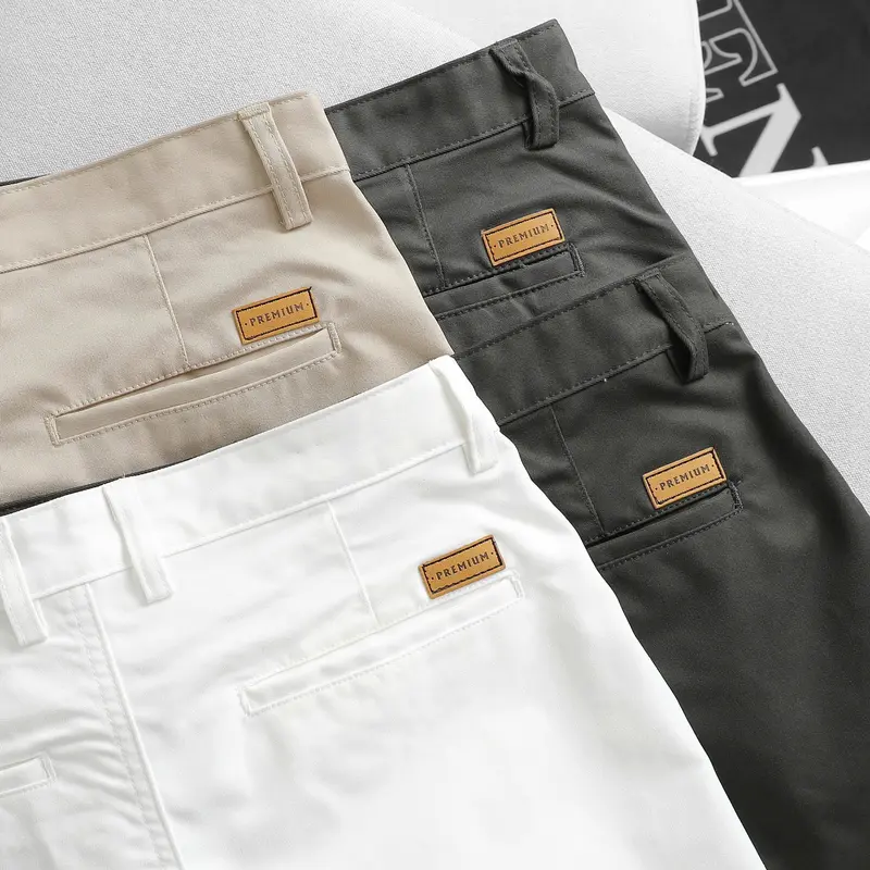 Quần Short Kaki Nam Slim Fit PREMIUM - Form ngang gối, Chất liệu kaki mềm mịn, co giãn, thấm hút mồ hôi tốt Menswear 5