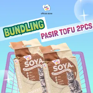 [BUNDLING 2] LEMIAO Soya Cat Litter 7L Pasir Kucing Tofu Gumpal Wangi