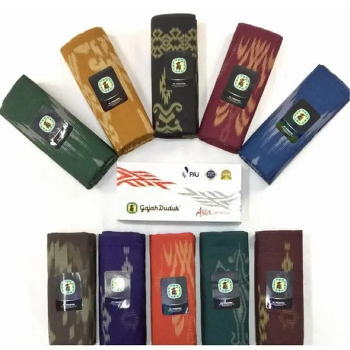 Sarung Gajah Duduk Asia Kembang Kain Katun Ecer Satuan Murah Motif Batik Dewasa