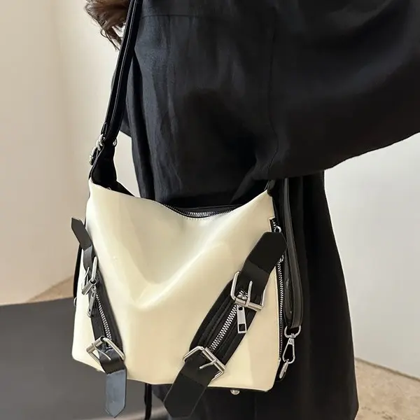 College style backpack for women wholesale new trendy Korean version tote bag for college students, large capacity backpack for class