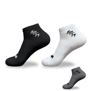 Eba Ltd Kaos Kaki Extra Tebal, Pendek Diatas Mata Kaki, Motif Nice Try