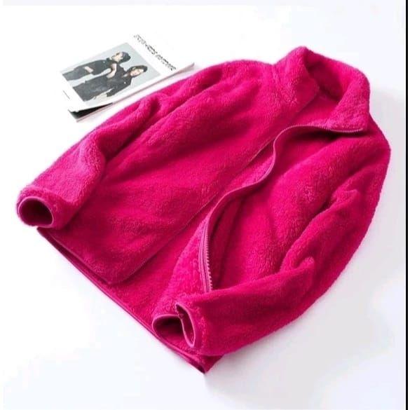 JAKET BULU/JAKET SERVA KECE PRIA/WANITA Nyaman Panjang Tebal Dewasa Sweater Keren Zipper Distro Cowok Bomber Jaket Musim Dingin Jaket kerah tinggi Rompi Safety Wearpack Handsock Kopiah Jilbab Syal Fleece Gunung Hoodie Crewneck Cewek Jumper Casual