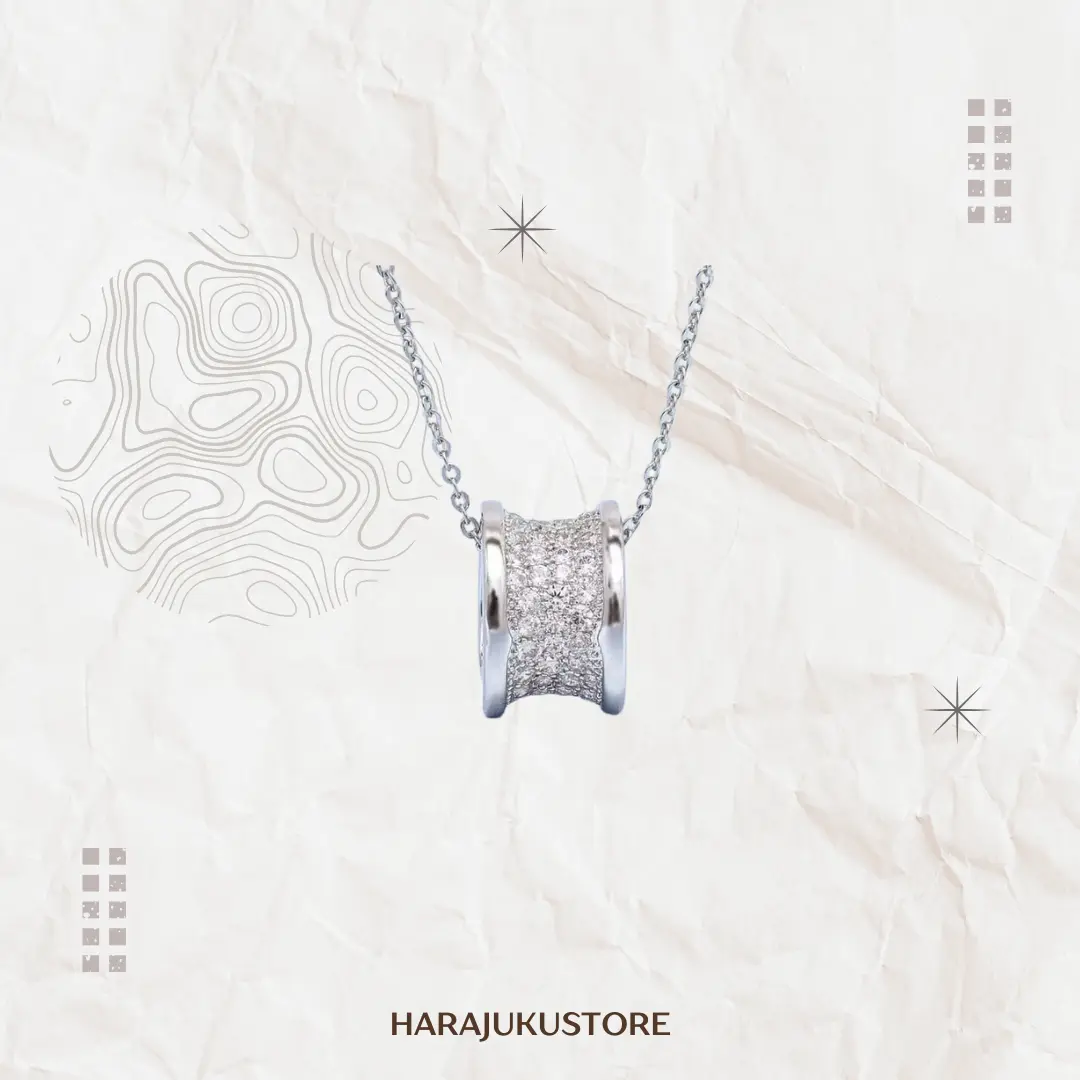 HARAJUKU kalung wanita moissanite korean style HIGH PREMIUM/ANTI KARAT (BISA COD)