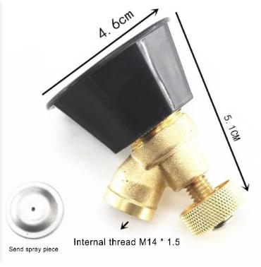 Nozzle Sprayer Adjustable High Pressure Berkualitas Tinggi dari Kuningan tanpa garansi yellow 2