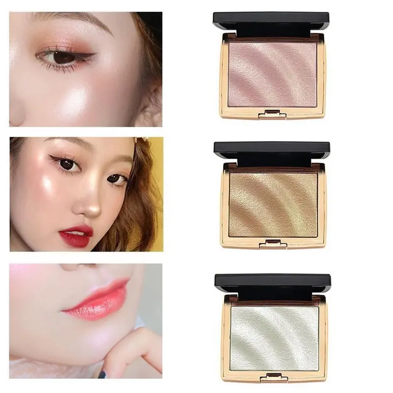 READY STOCK - HOJO Highlighter Pallette ORI MAKE UP Waterproof Glitter Highlighter