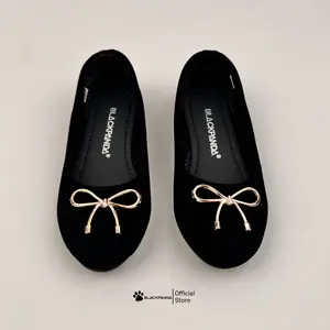 Blackpanda Kids Viko Black A2-128 Flatshoes Anak Perempuan Ukuran 27-31 Nyaman Anti Slip Empuk