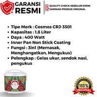 Gambar COSMOS Rice Cooker CRJ 3301 Kapasitas 1,8 Liter Panci Anti Lengket Bergaransi Resmi dari Ebasco Elektronik Kab. Bandung Barat 3 Tokopedia