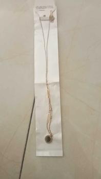 Product Review of Kalung Wanita Titanium Lapis Emas Plus Liontin kotak  Hijau merah Anti Karat Gold from A**i L**i A**i 0