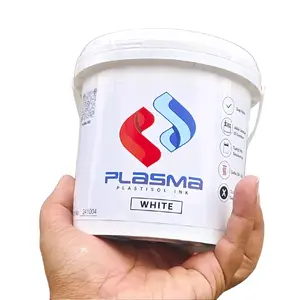 Tinta Sablon Plastisol white 1 Kg Plasma Ink