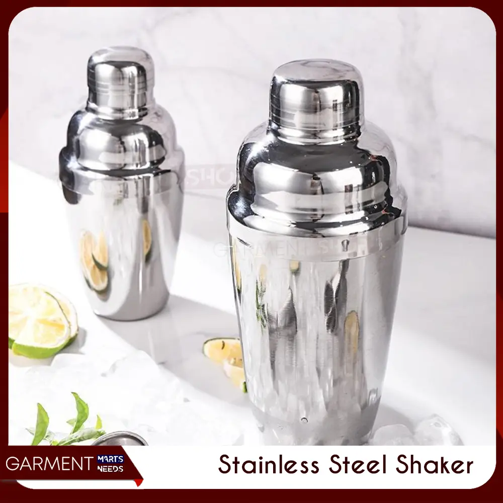 Shaker Cocktail Stainless Steel Botol Pengocok Minuman Alat Bar Barista Bartender Tools