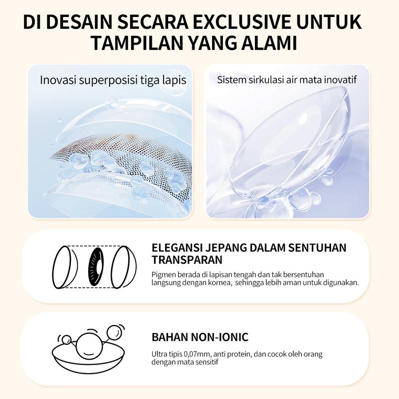 [COD] LILMOON SOFTLENS Forest Brown dan Classy Brown LENSA KONTAK NORMAL&MINUS(-1.00 S/D -8.00) 2