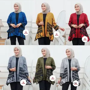 Blazer Batik Atasan Wanita Outer Batik Modern