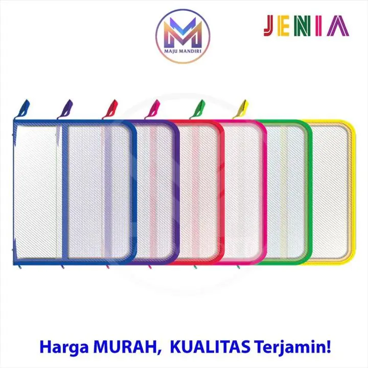 1PCS MAP ZIPPER MAP RESLETING TRANSPARAN BANYAK WARNA