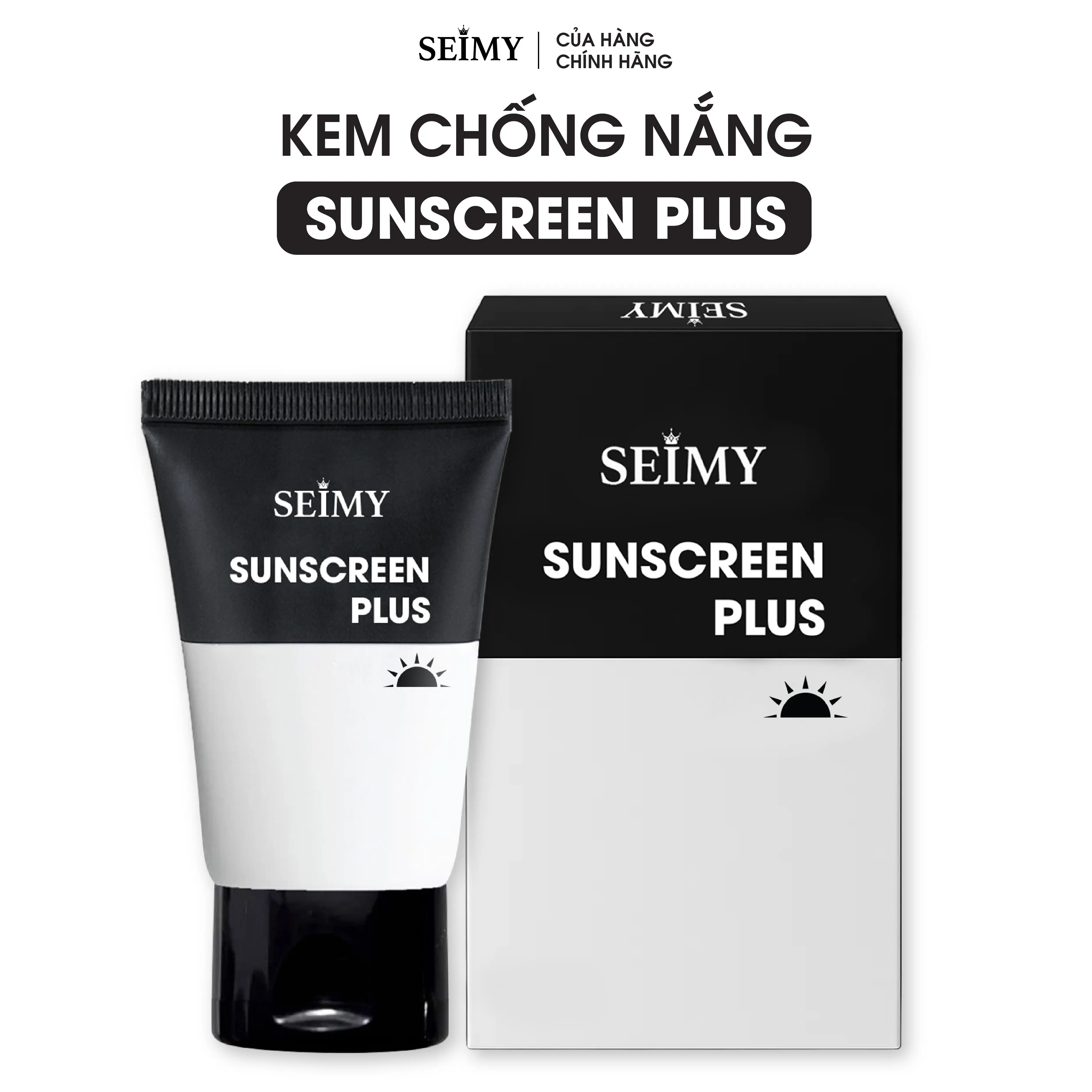 Kem chống nắng Seimy - Sunscreen Plus 35g SPF 50 Face Skincare