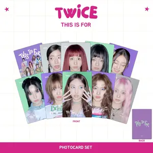 PHOTOCARD TWICE THIS IS FOR 2SISI 10 PCS KPOP CARDS UNOFFICIAL JIHYO MOMO SANA MINA DAHYUN TZUYU