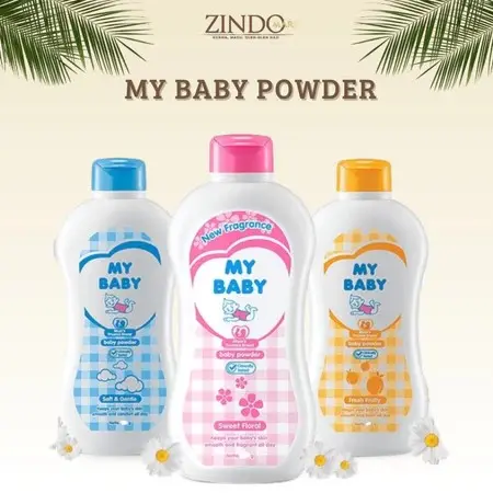 MY BABY POWDER - BEDAK BAYI UKURAN 100GR DAN 50GR