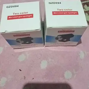 Lampu tembak Laser gun Led D2 mini 2 warna putih kuning jauh dekat GZD094