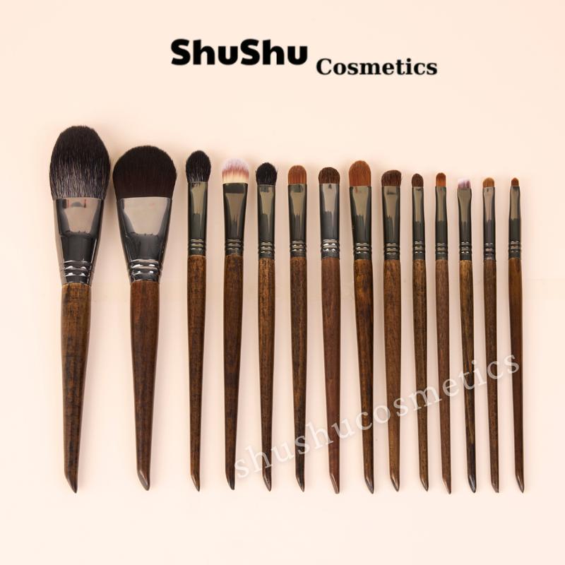 Bộ Cọ Trang Điểm 14 Cây OVW  Lông Tự Nhiên Makeup Cá Nhân Chuyên Nghiệp SHUSHU COSMETICS