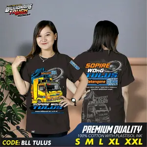 Kaos Truck Wong Tulus bahan katun combed All Size Billionaire Truck Indonesia