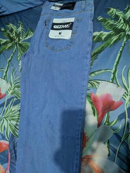 Product Review of Gizmo - Celana Jeans Reguler Bioblitz pria loose fit jumbo big keren Denim Nyaman from F**y 2