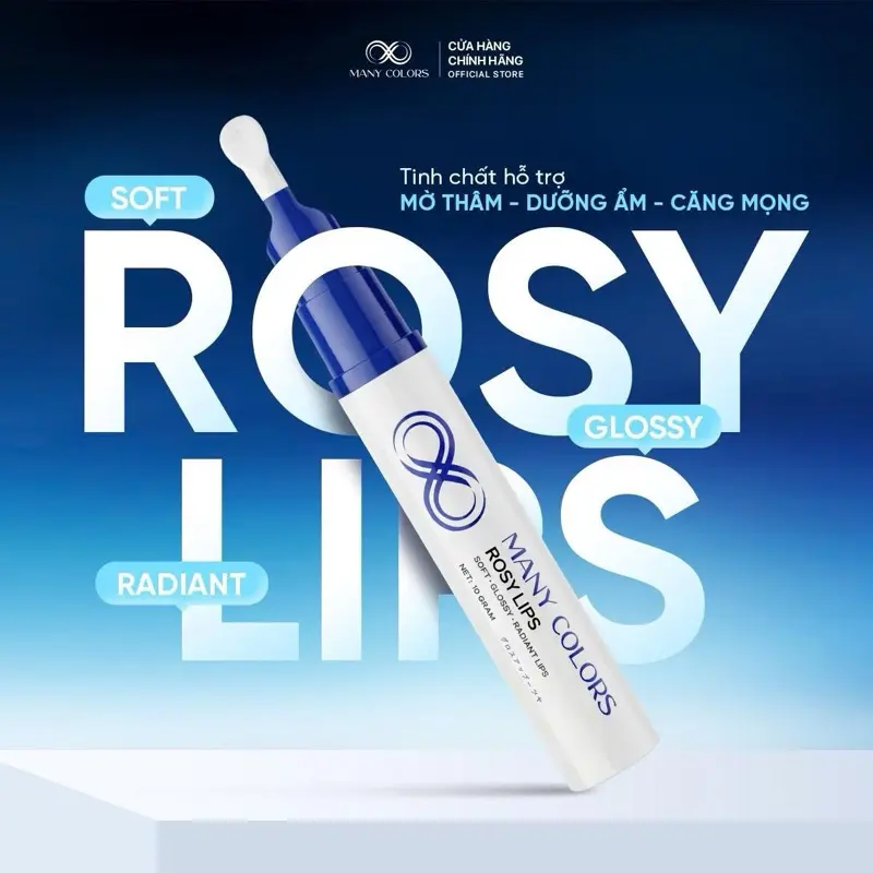 Tinh Chất Hỗ Trợ Dưỡng Hồng Môi – Hỗ Trợ Cải Thiện Thâm – Giúp Dưỡng Ẩm ROSY LIPS 10g