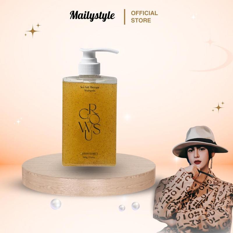 A515_ Dầu gội muối biển Growus Sea Salt Therapy Shampoo 500ml Gội Đầu Nữ Women