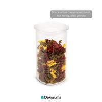 Gambar Dekoruma YUMIKO Toples Kotak Serbaguna / Toples Cemilan / Toples Bahan Makanan 1600 ml dari Dekoruma Official Store Kab. Bekasi 3 Tokopedia