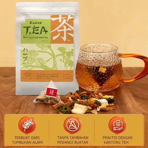 [C] Expce Teh Herbal 9 Daun Alami – Bantu Stabilkan Tekanan Darah, Teh Herbal Tradisional untuk Hipertensi