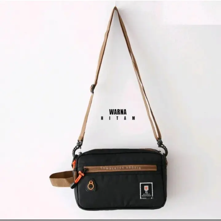 Terlaris,Promo Handbag Tas Selempang Bahu Pria Multifungsi Slingbag Kasual BIsa Untuk Pouch Dompet cod[MEREK RENDOM] 3