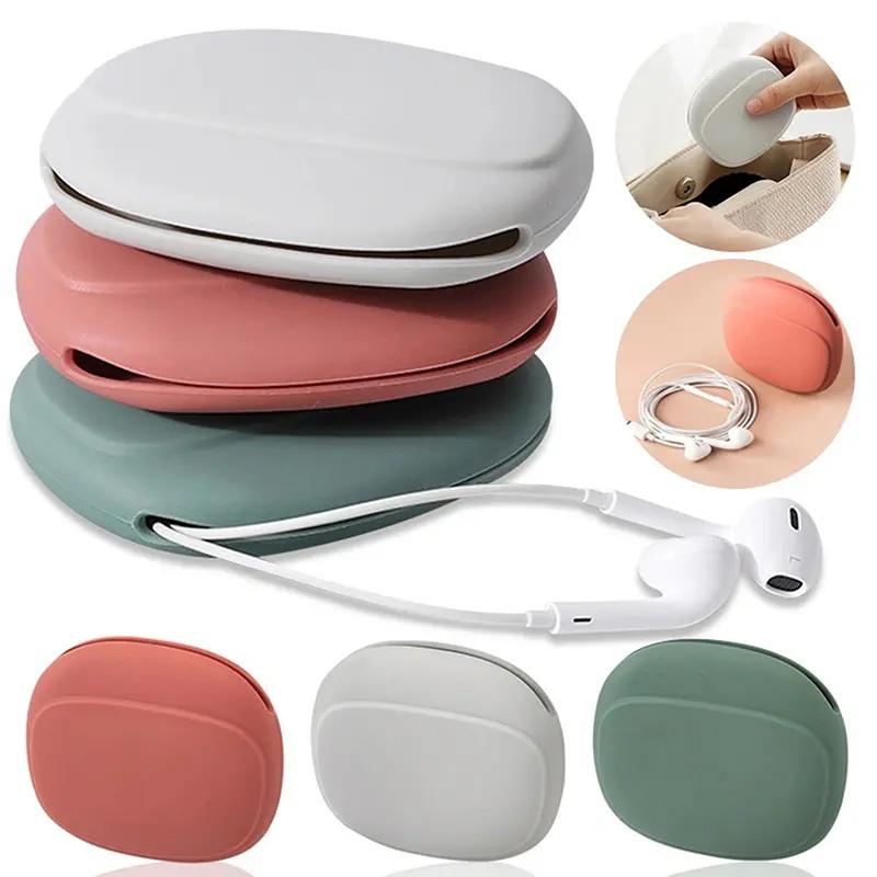 cáp dữ liệu di động hộp lưu trữ silicone túi tai nghe đa chức năng dữ liệu sạc…