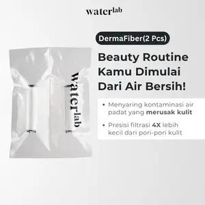 Waterlab DermaFiber Refill (2 pcs) Shower Head Replacement Membantu Mencegah Jerawat Iritasi Kulit