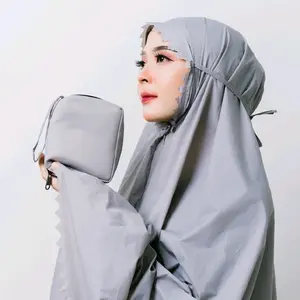 Mukena parasut cringkel laser cut 2in1