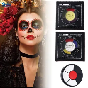 Oil Based Face Body Paint 6 Warna Premium Untuk Makeup Cosplay Halloween Piala Dunia Atau Karakter Festival Palette Cat Aman Untuk Anak