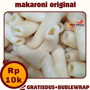 Makaroni Kriuk Rasa Original, Keju, Balado, Rujak Kemasan 250gr 500gr 1000gr - Cemilan Kekinian Murah
