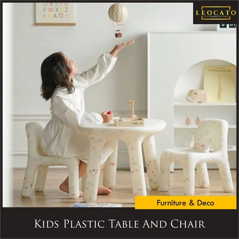 Plastic Table And Chair For Kids / Children's Study Table And Chair