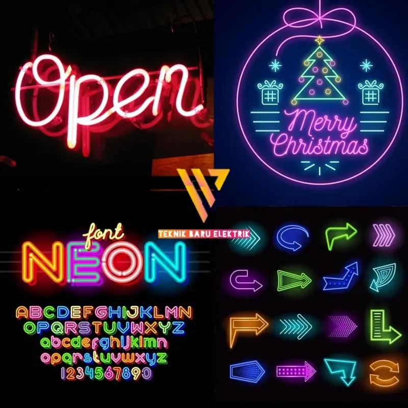 Lampu LED Neon Flex 220v Bisa Request Ukuran 1m 2m 3m 4m 5m Aesthetic Lampu Kamar Detak Jantung tidur 4