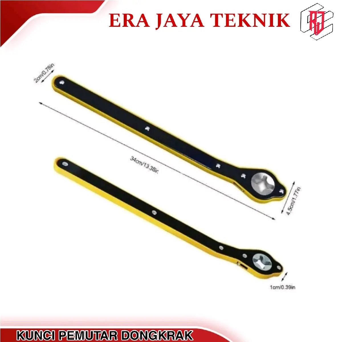 Kunci Pemutar Dongkrak Mobil Universal Rachet Wrench Rocker